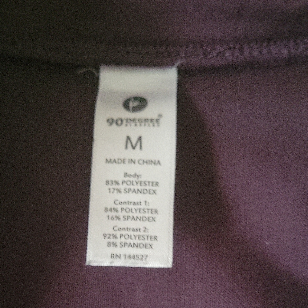 90 Degree By Reflex Women's Deep Purple Utility Jacket - Picture 5 of 5